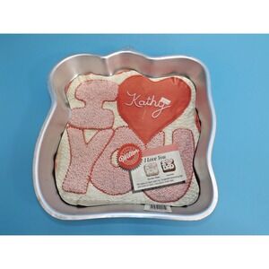 Vintage 1987 Wilton I Love You Cake Pan